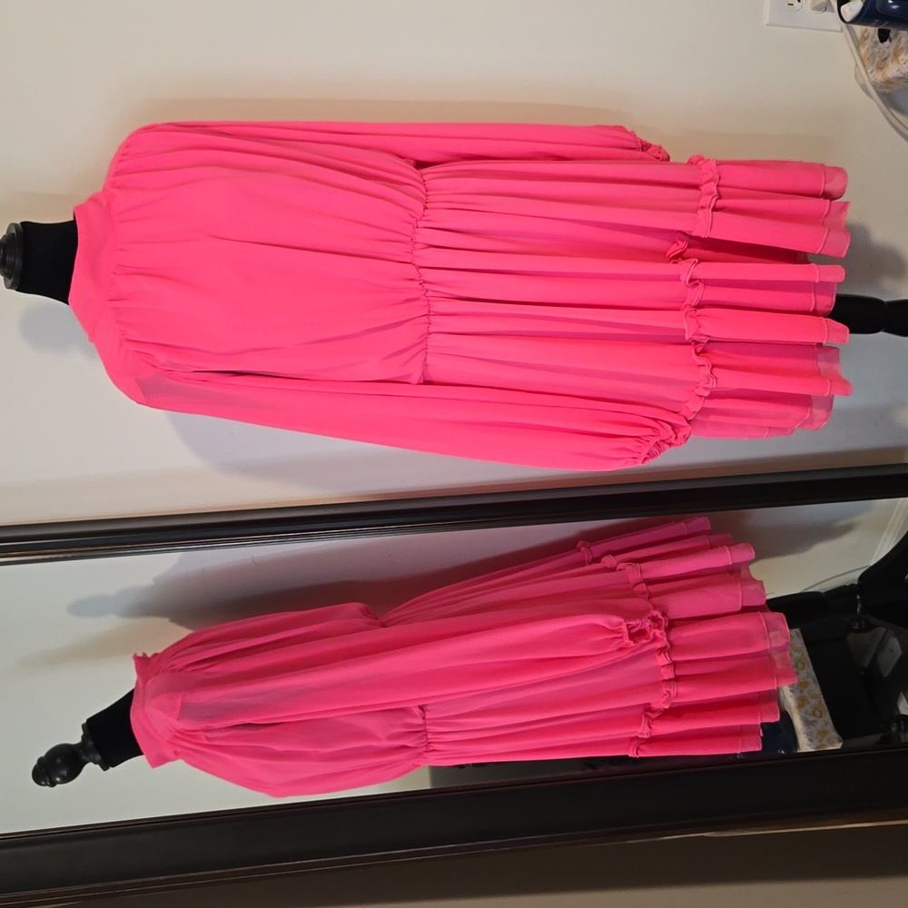 Tiered mini dress
